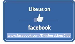 Like Us on Facebook. Click here to keep up with all our activities and programs. You'll find us at DidsburyLionsClub.